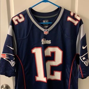 Tom brady large authentic jersey